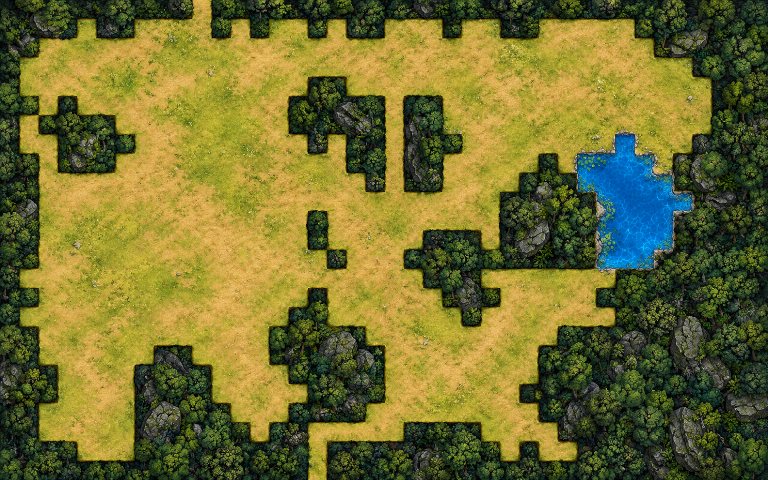 Uma estrada de terra entre colinas